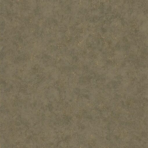 Beton Uni Wallpaper in Golden Khaki