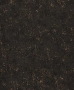 Beton Uni Wallpaper in Copper Black