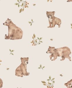 Little Bears Wallpaper by Dekornik