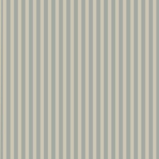 Simple Vintage Stripes Wallpaper in Beige & Blue by Dekornik