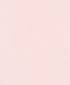 Uni Métallisé Linen Wallpaper in Medium Pink