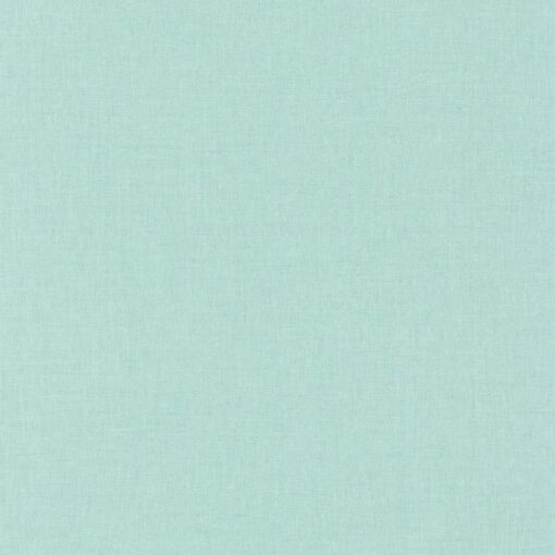 Uni Métallisé Linen Wallpaper in Light Turquoise