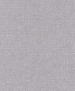 Uni Métallisé Linen Wallpaper in Medium China Gray