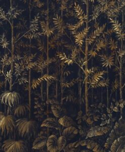 Forest Wallpaper in Black