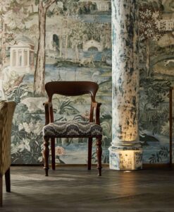Arcadian Thames Panel in Mineral by Zoffany