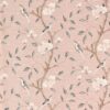 Eleonora Print Wallpaper in Tuscan Pink by Zoffany
