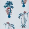 Jungle Wallpaper in Palms Blue by Clarke & Clarke