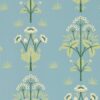 Meadow Sweet Wallpaper in Mineral Blue