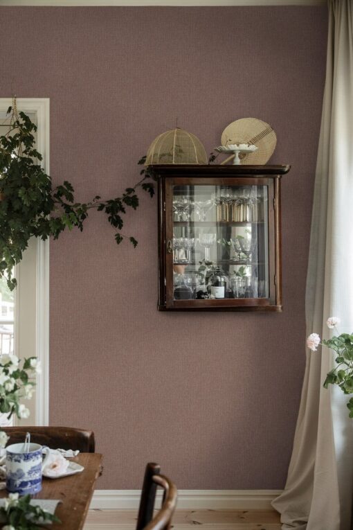 Weaver´s Wall Wallpaper in Pink