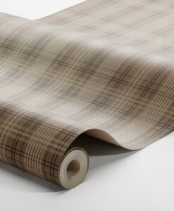 Tailor´s Tweed Wallpaper in Brown