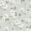Helen´s Flower Wallpaper in Turquoise