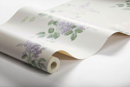 Lilacs Wallpapers In Beige-Swatch