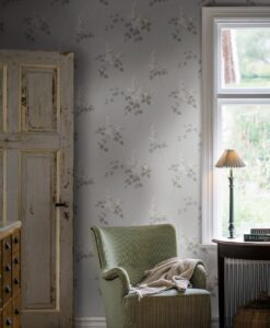 Lilacs Wallpapers In Gray-1