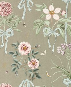 Cupid's Beau Wallpaper In Florin Madder