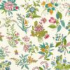 Woodland Floral Wallpaper In Peridot, Ruby & Pearl