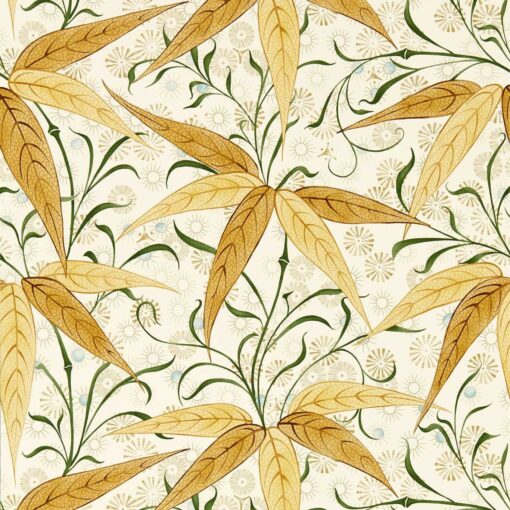 Bamboo Wallpaper in Sunflower