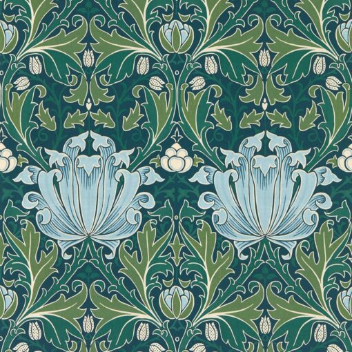 Helena Wallpaper in Indigo Boughs