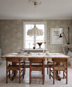 Forest Toile Wallpaper in Sandstone