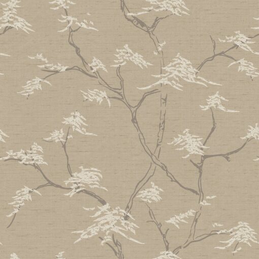 Temple Tree Wallpaper In Beige