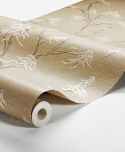 Temple Tree Wallpaper In Beige