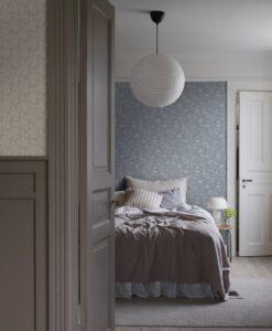 Ängsblomma Wallpaper In Blue-bedroom 2