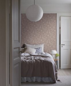 Ängsblomma Wallpaper In Pink-bedroom