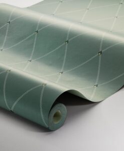 Fredrik Wallpaper In Green-swatch