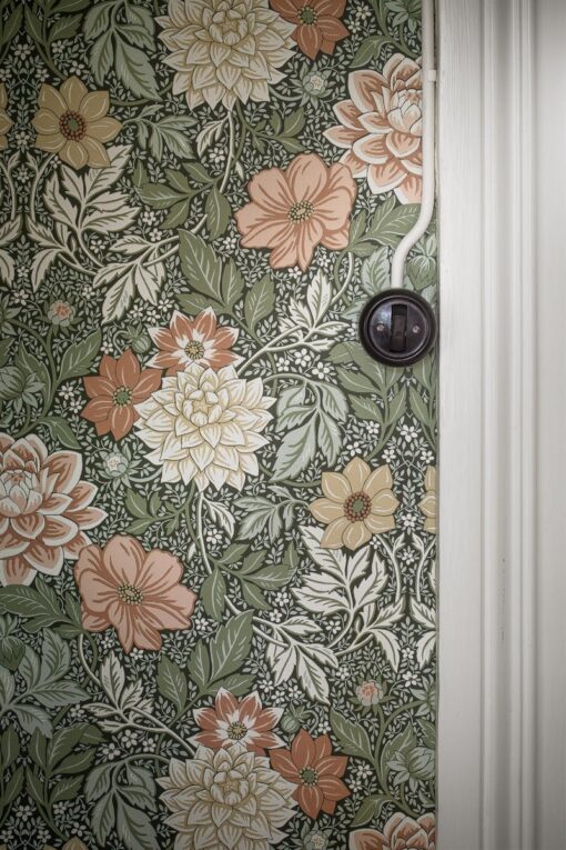 Dahlia Garden Wallpaper In Multi1