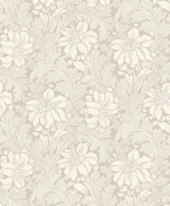 Acanthus Wallpaper In Beige