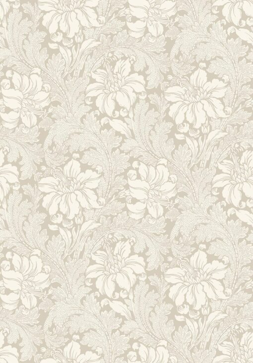 Acanthus Wallpaper In Beige