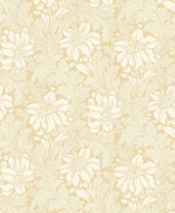 Acanthus Wallpaper In Yellow