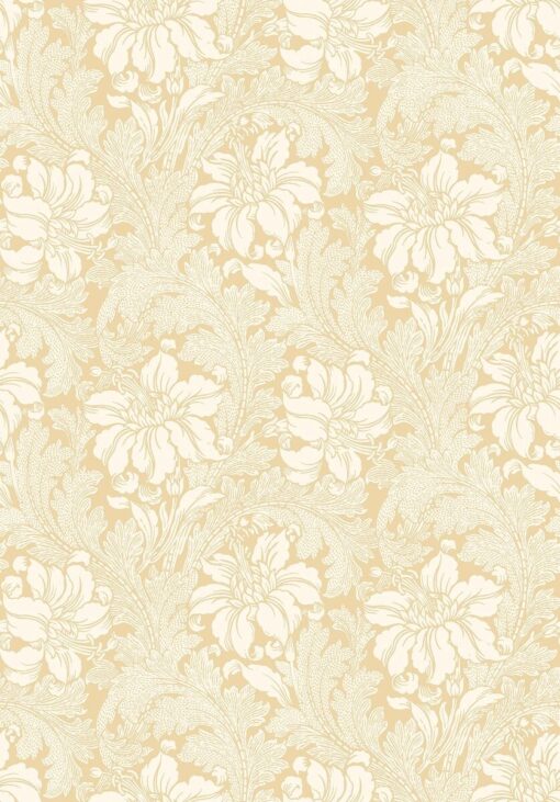 Acanthus Wallpaper In Yellow