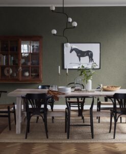 Bladverk Wallpaper In Green