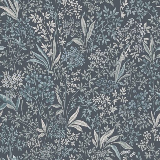 Nocturne Wallpaper In Dark Blue