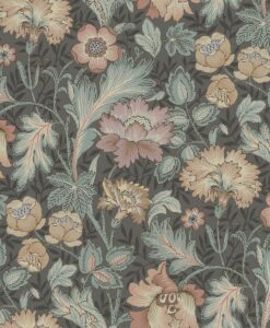 Jane Wallpaper In Dark Grey