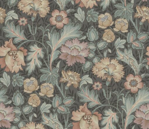 Jane Wallpaper In Dark Grey