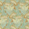 Laceflower Wallpaper in Tobacco & Pistachio from Bedford Park by Morris & Co