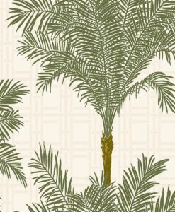 Copacabana Wallpaper In Green