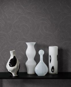 Spirito Wallpaper In Pewter And Silver
