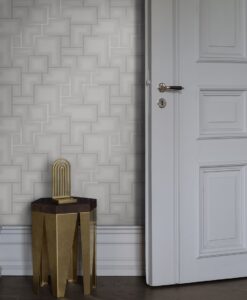 Tribeca Wallpaper In Gray