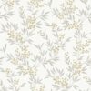 Forest Berries Wallpaper In White