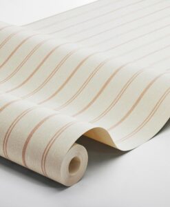 Woodland Stripe Wallpaper In Dark Beige