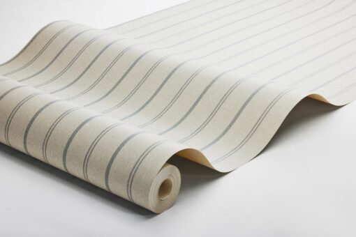 Woodland Stripe Wallpaper In Light Beige