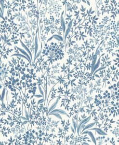 Nocturne Wallpaper In Blue & White