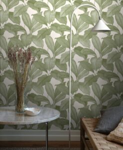 Bo Wallpaper In Light Green