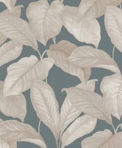 Wallpaper In Beige And Blue