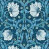 Pimpernel Wallpaper in Midnight & Opal by Morris & Co from Bedford Park Wallpapers