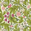 Leicester Wallpaper in Sour Green & Plum by Morris & Co
