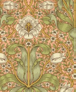 Spring Thicket Wallpaper in Fruit Punch
