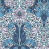 Spring Thicket Wallpaper in Indigo and Lilac